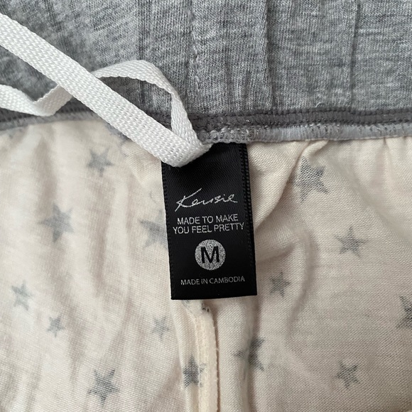 Kensie Stars Print Pajama Only Pants Ivory women’s size M - Picture 7 of 10